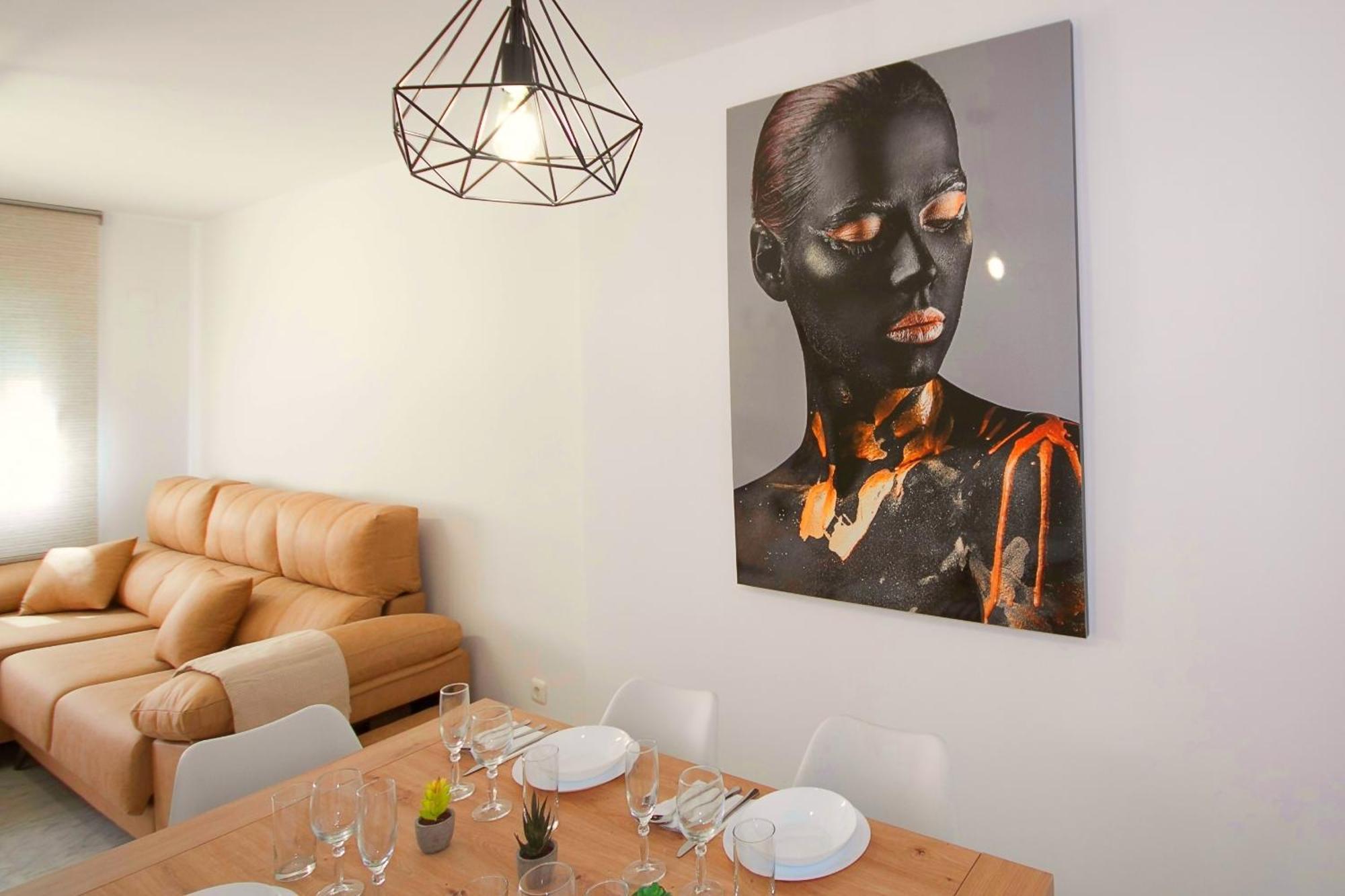 מאלגה Ave Huelin 3Rooms Alojamiento Con Parking Y Ac מראה חיצוני תמונה