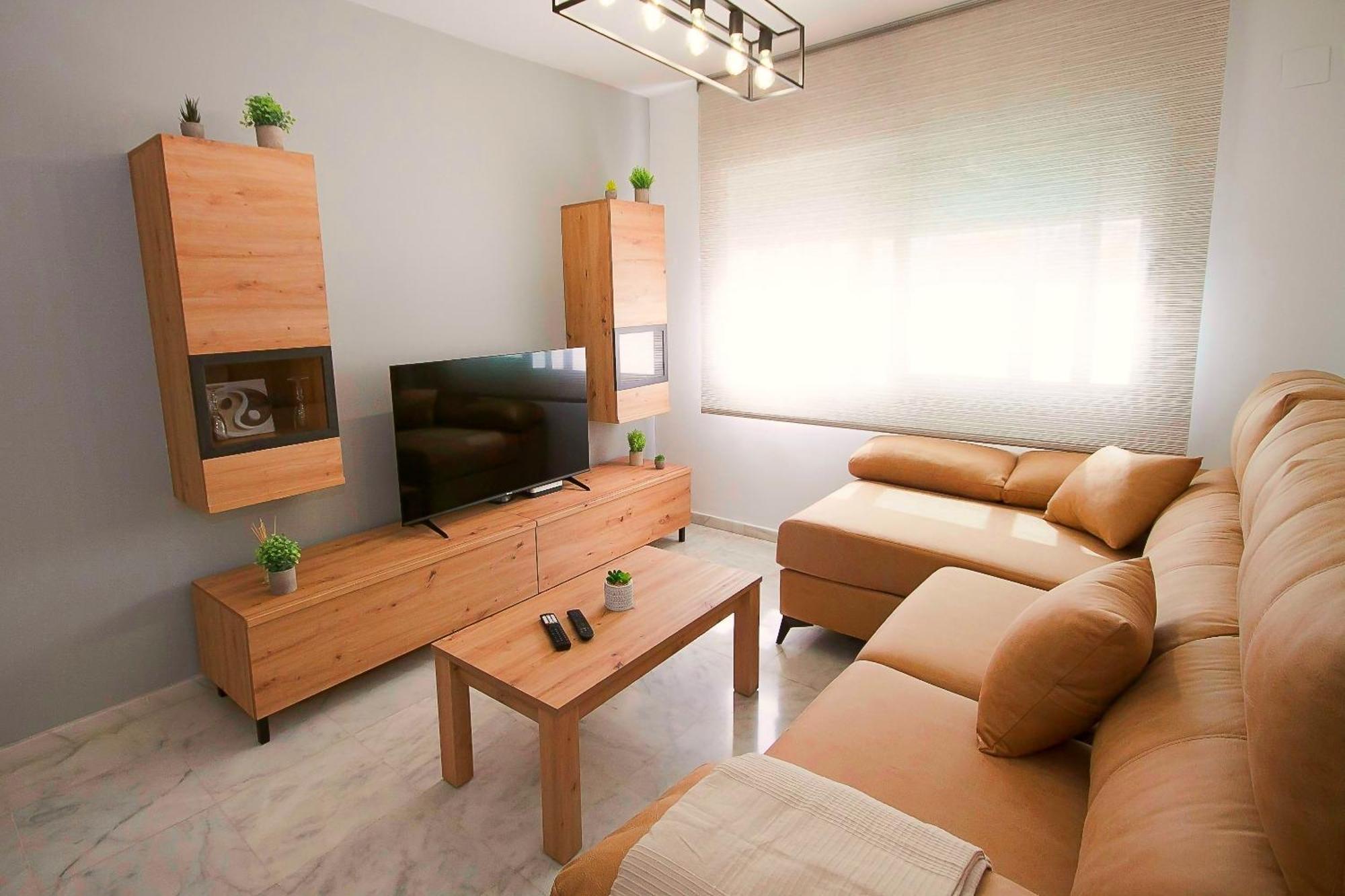מאלגה Ave Huelin 3Rooms Alojamiento Con Parking Y Ac מראה חיצוני תמונה